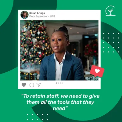 To retain staff, we need to give them all the tools that they need