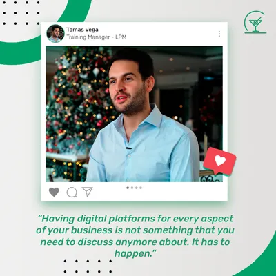 Having digital platforms for every aspect of your business is not something that you need to discuss anymore about. It has to happen.